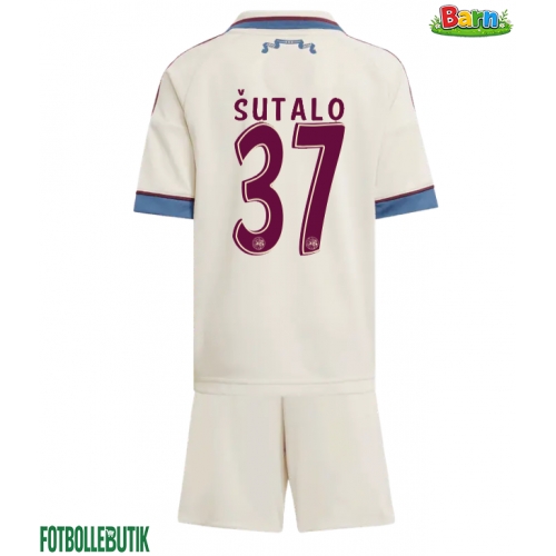 Ajax Josip Sutalo #37 Tredjeställ Barn 2025-26 Kortärmad (+ Korta byxor)